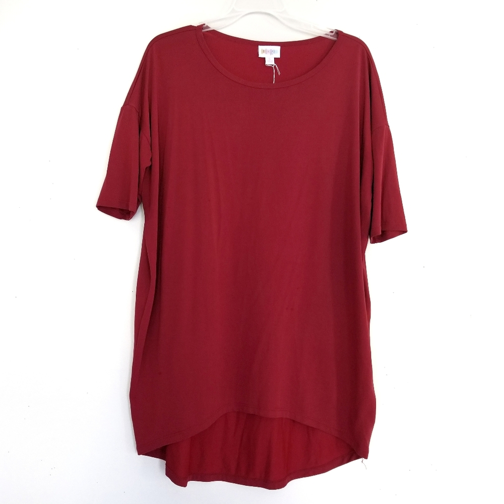 Lularoe Women's red top size S
